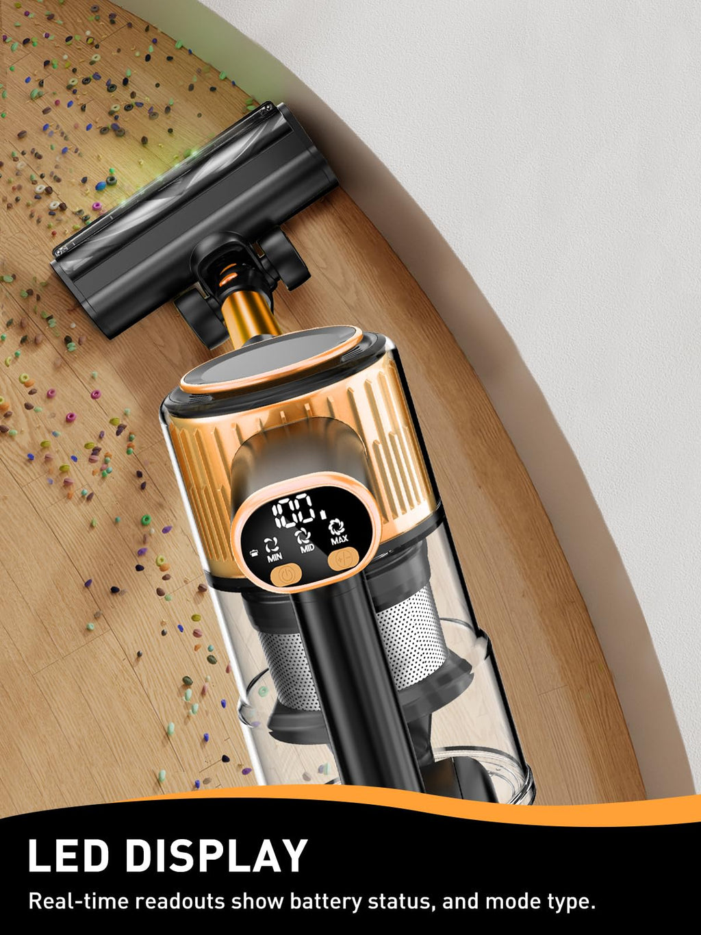 8-in-1 lightweight cordless vacuum