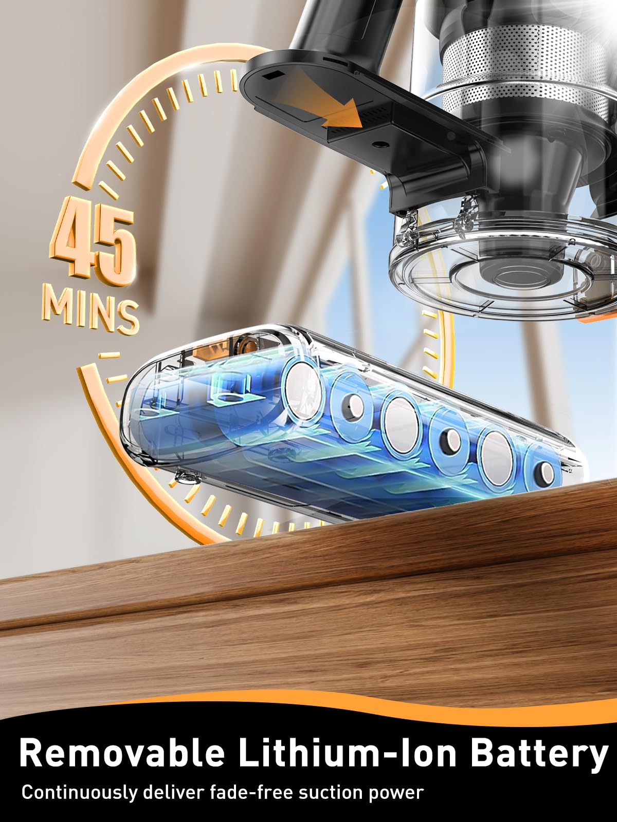 8-in-1 lightweight cordless vacuum