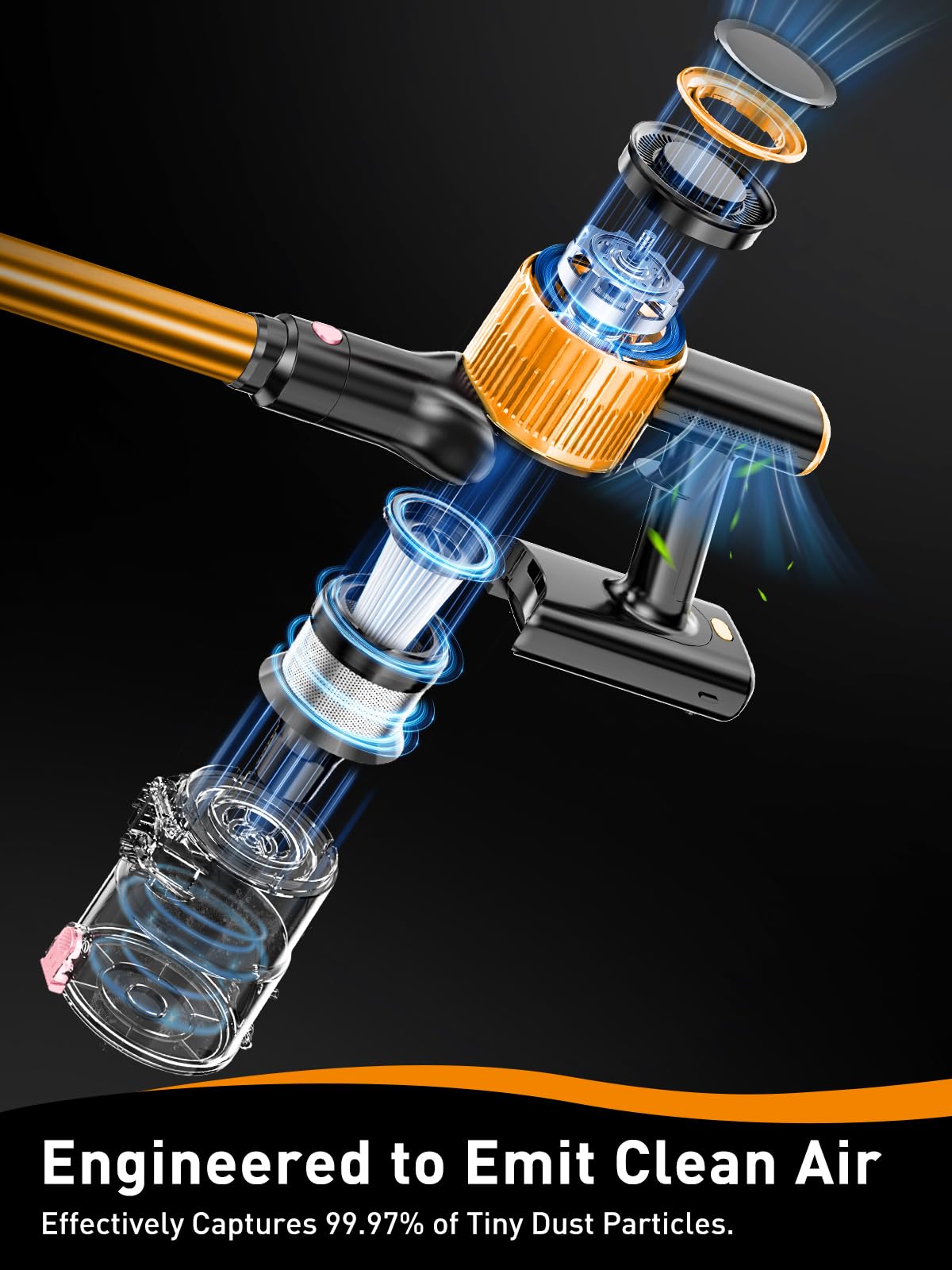 8-in-1 lightweight cordless vacuum