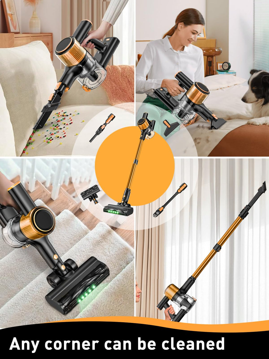 8-in-1 lightweight cordless vacuum