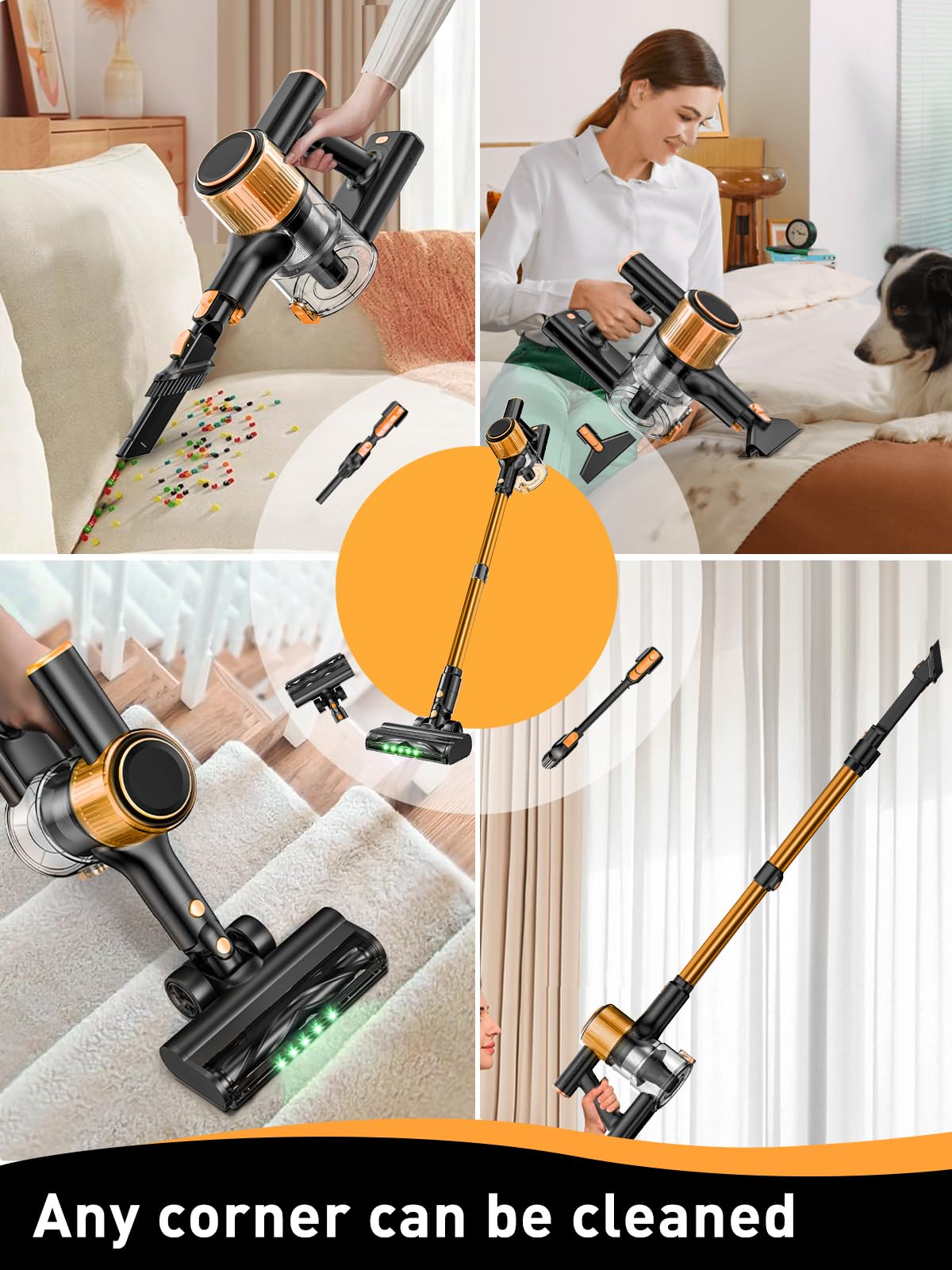8-in-1 lightweight cordless vacuum