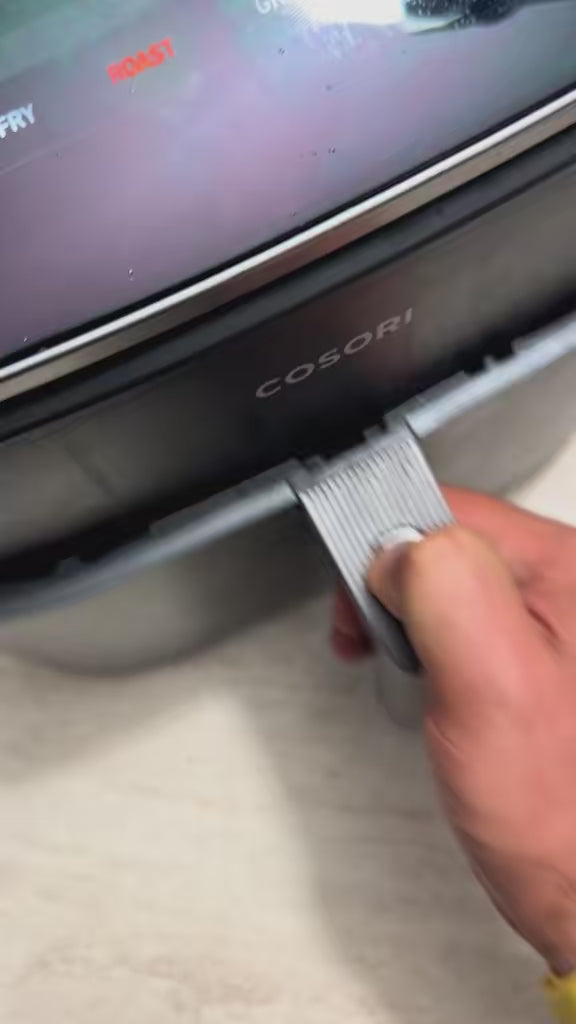 Air Fryer Pro 5QT Gray | Ceramic Nonstick | 7 Presets & 130+ Recipes