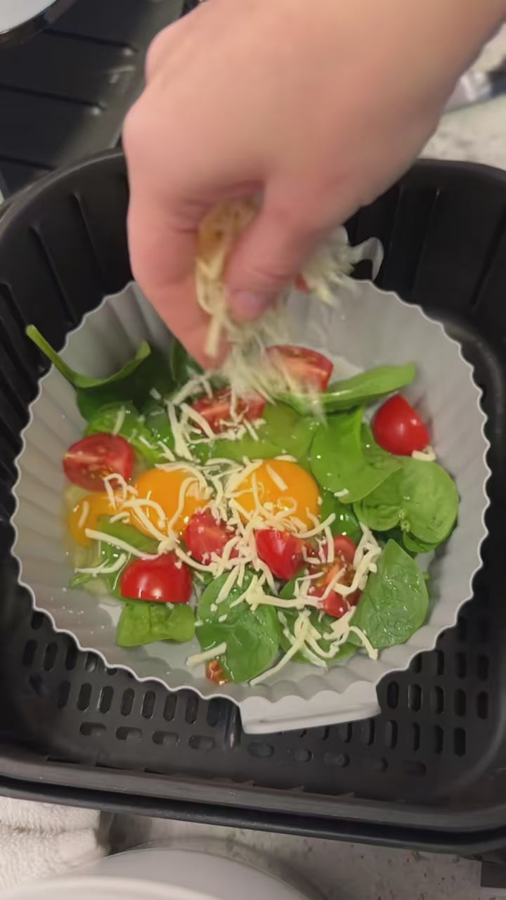 Air Fryer Pro 5QT Gray | Ceramic Nonstick | 7 Presets & 130+ Recipes